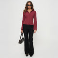 Chemise Rayures Rouge