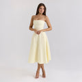Robe Midi Soleil Citron
