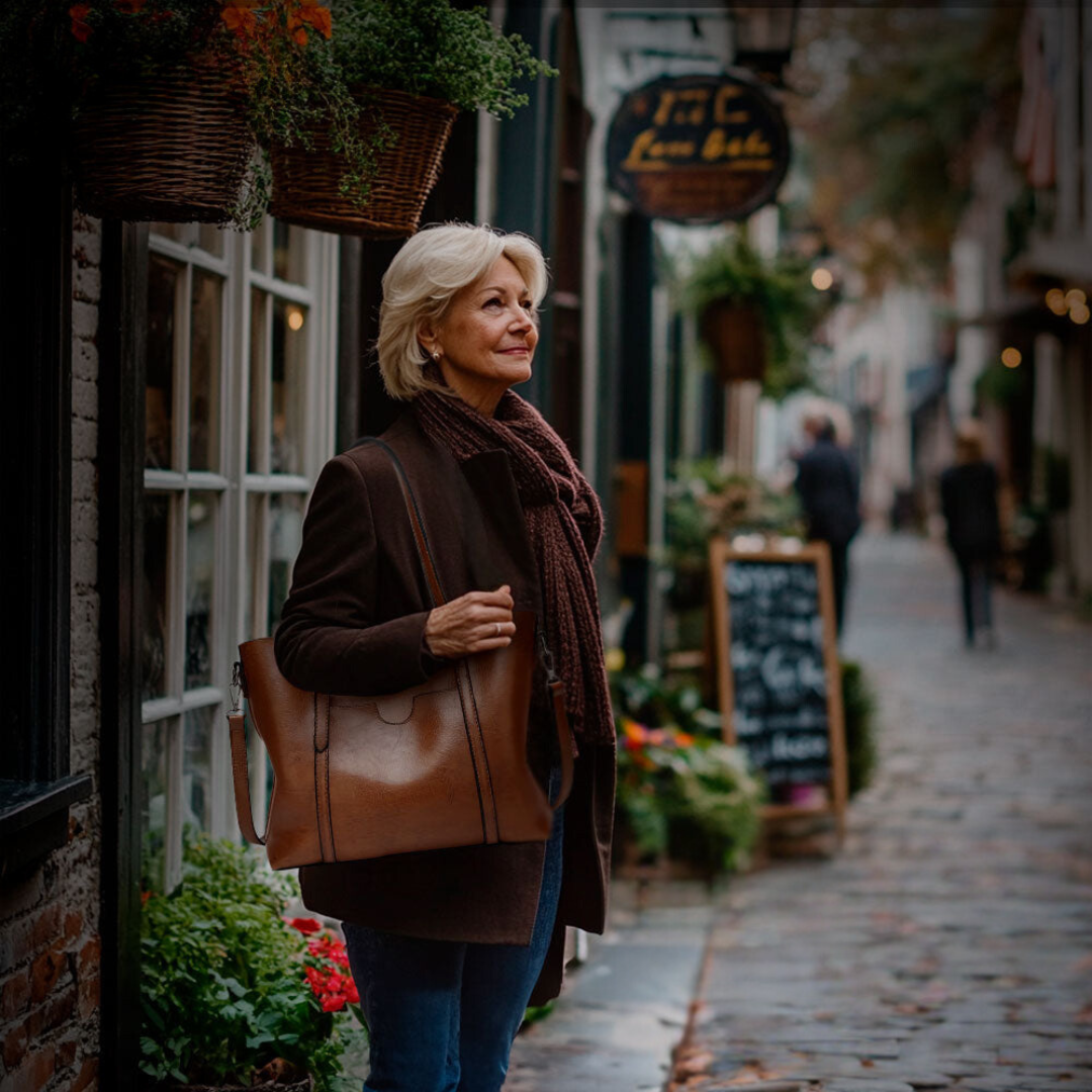 Fleur™ | Classic Vintage Shoulder Bag