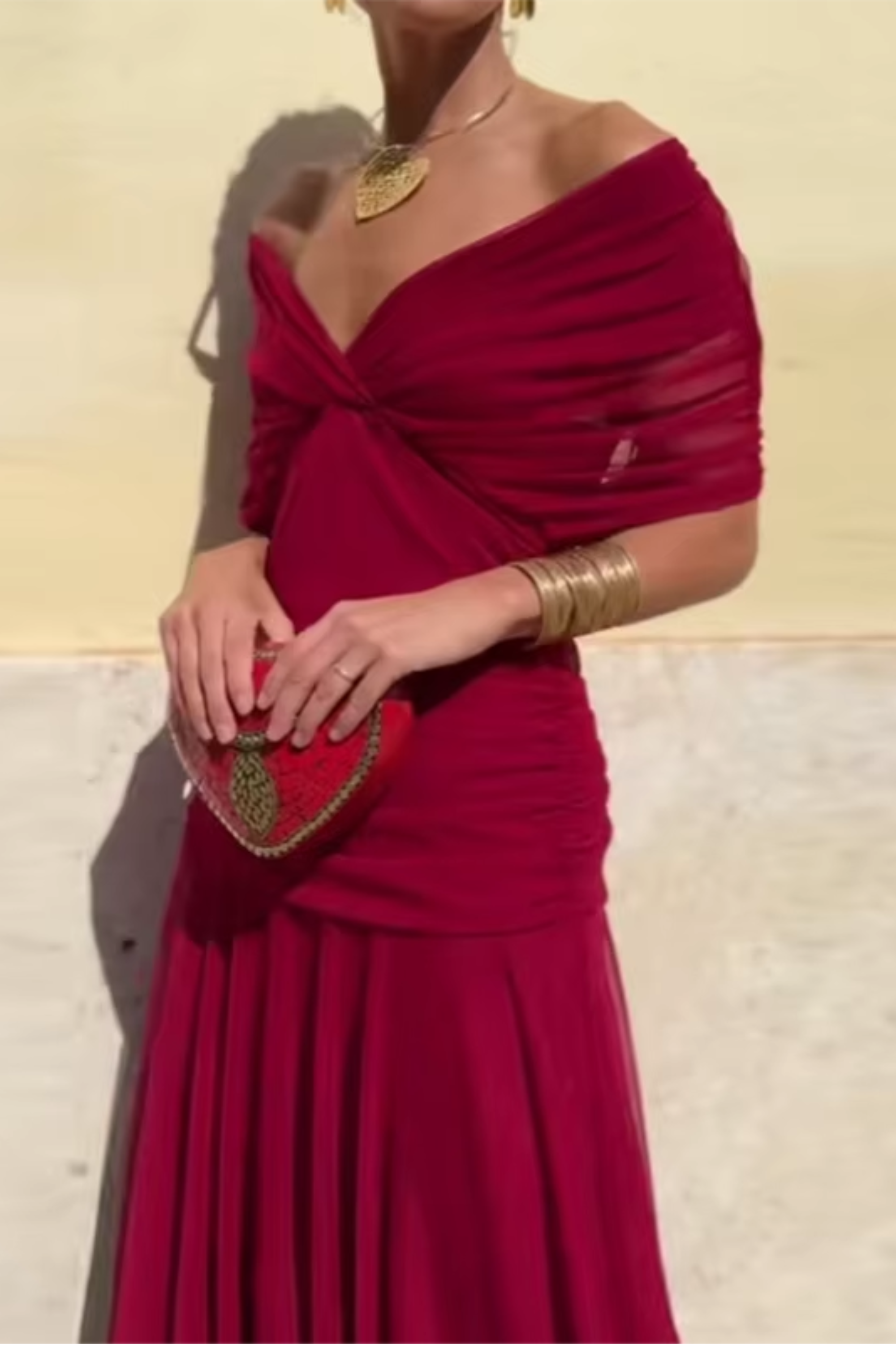 Louise™ - Elegant V-Neck Maxi Dress