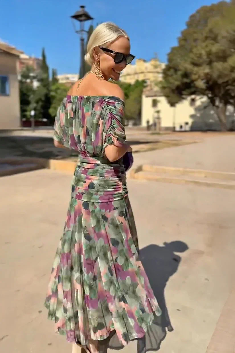 Louise™ - Elegant V-Neck Maxi Dress