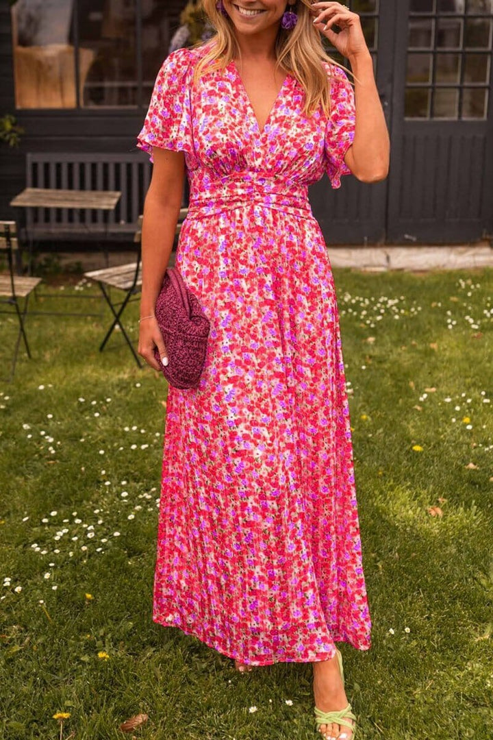 Stella™ | Elegant V-Neck Dress