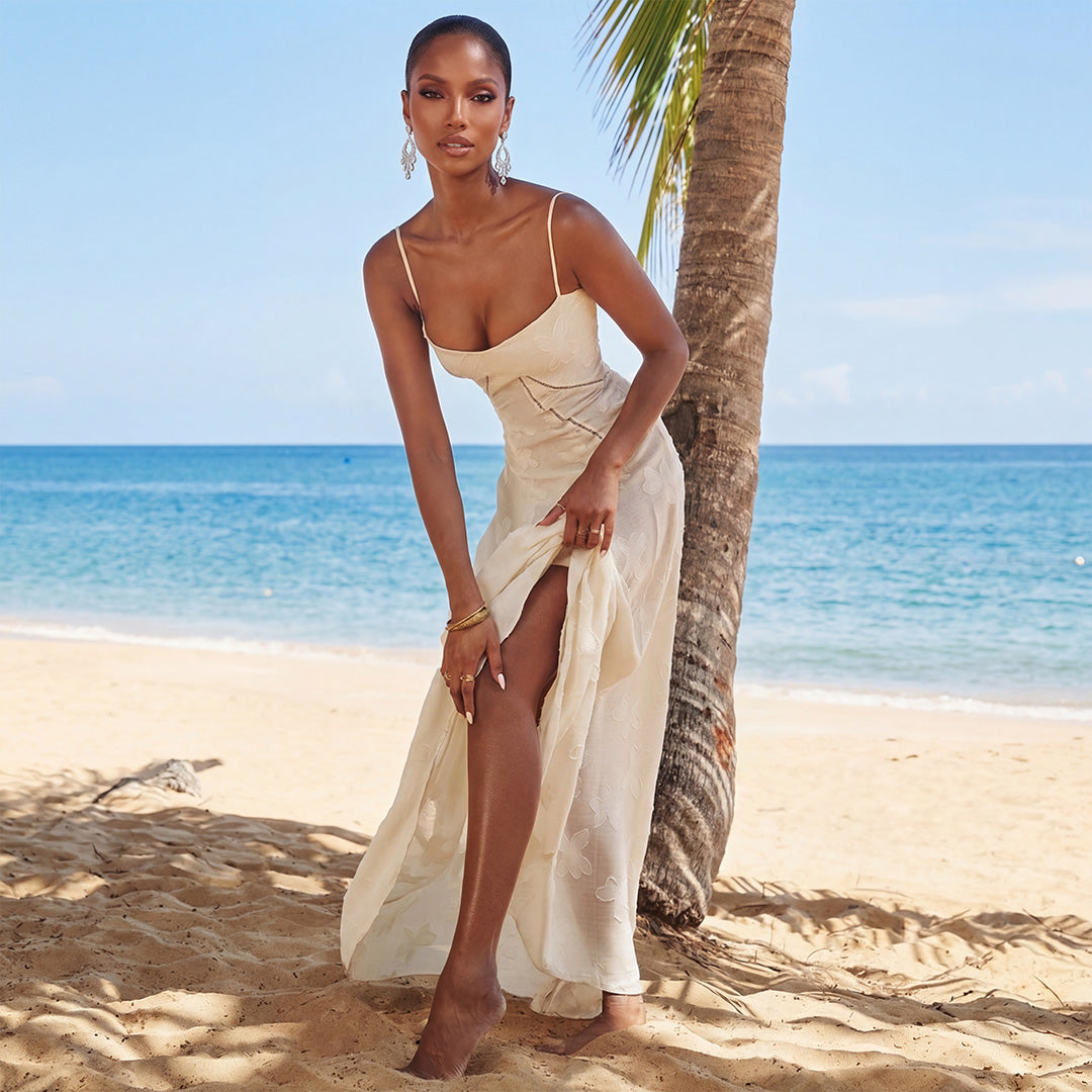 Robe Longue Dentelle Blanche