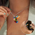 Eve - Beautiful Hummingbird Necklace with Bonus Earrings