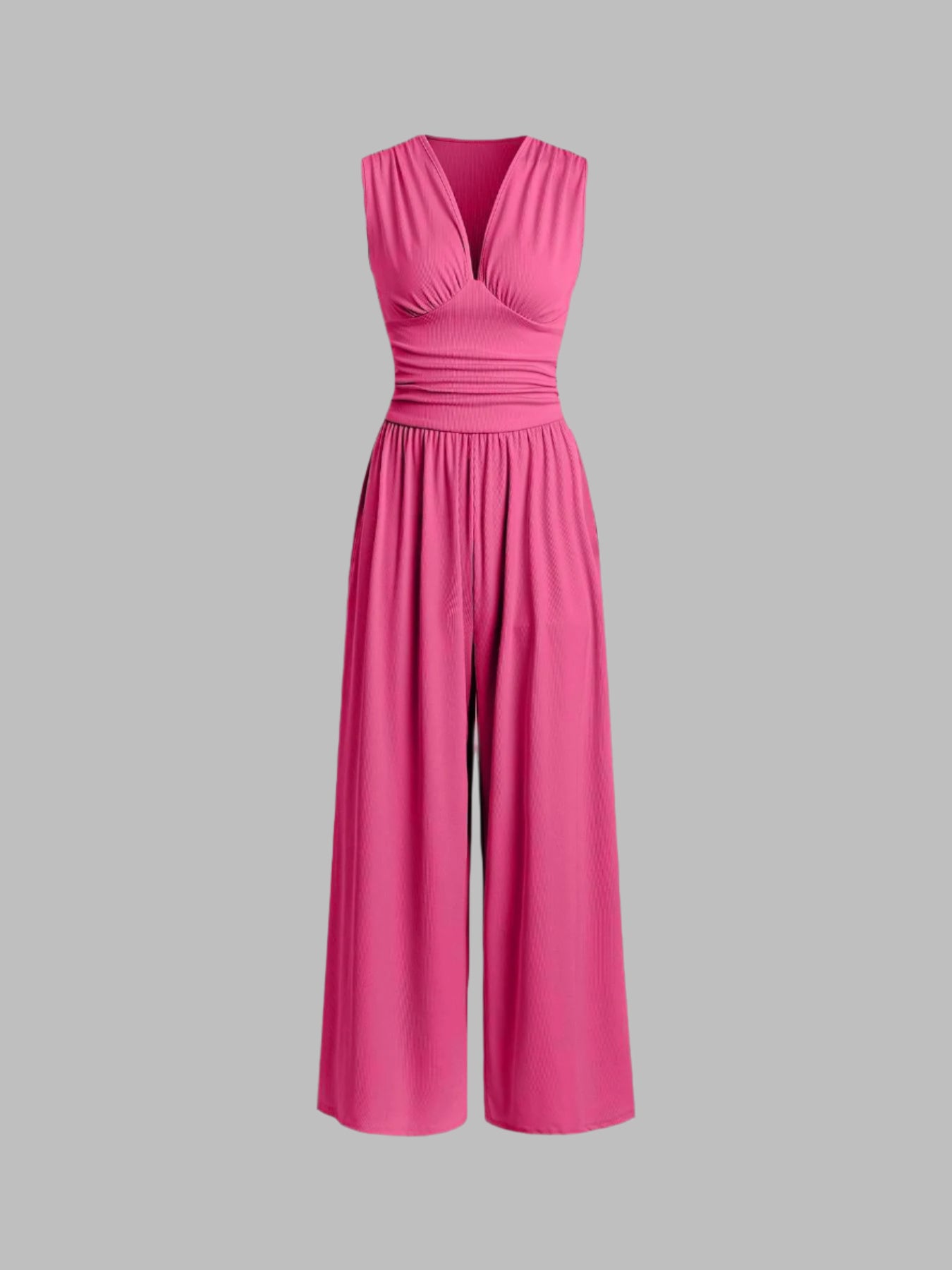 Estelle™ – Chic Sleeveless Wide-Leg Jumpsuit
