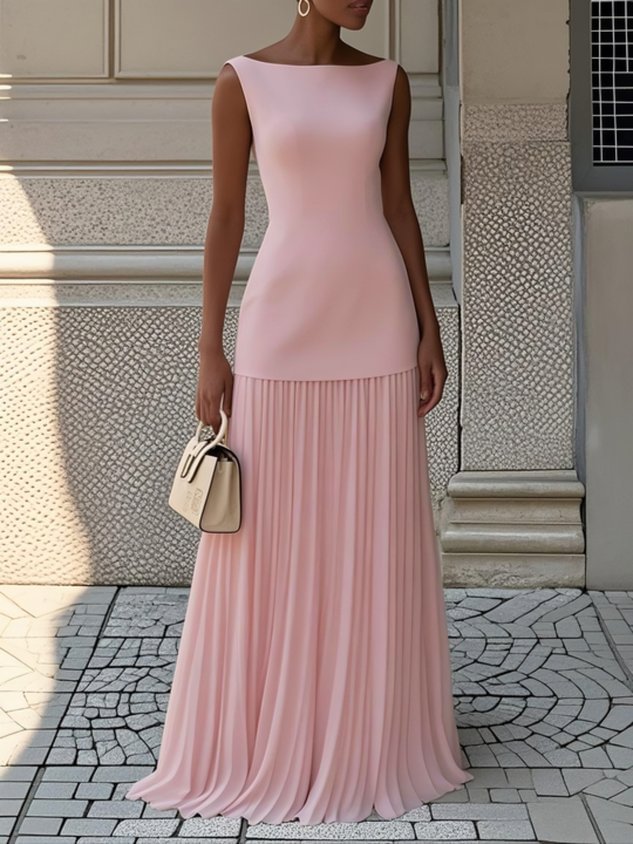 Pearl™ - Pleated Maxi Dress