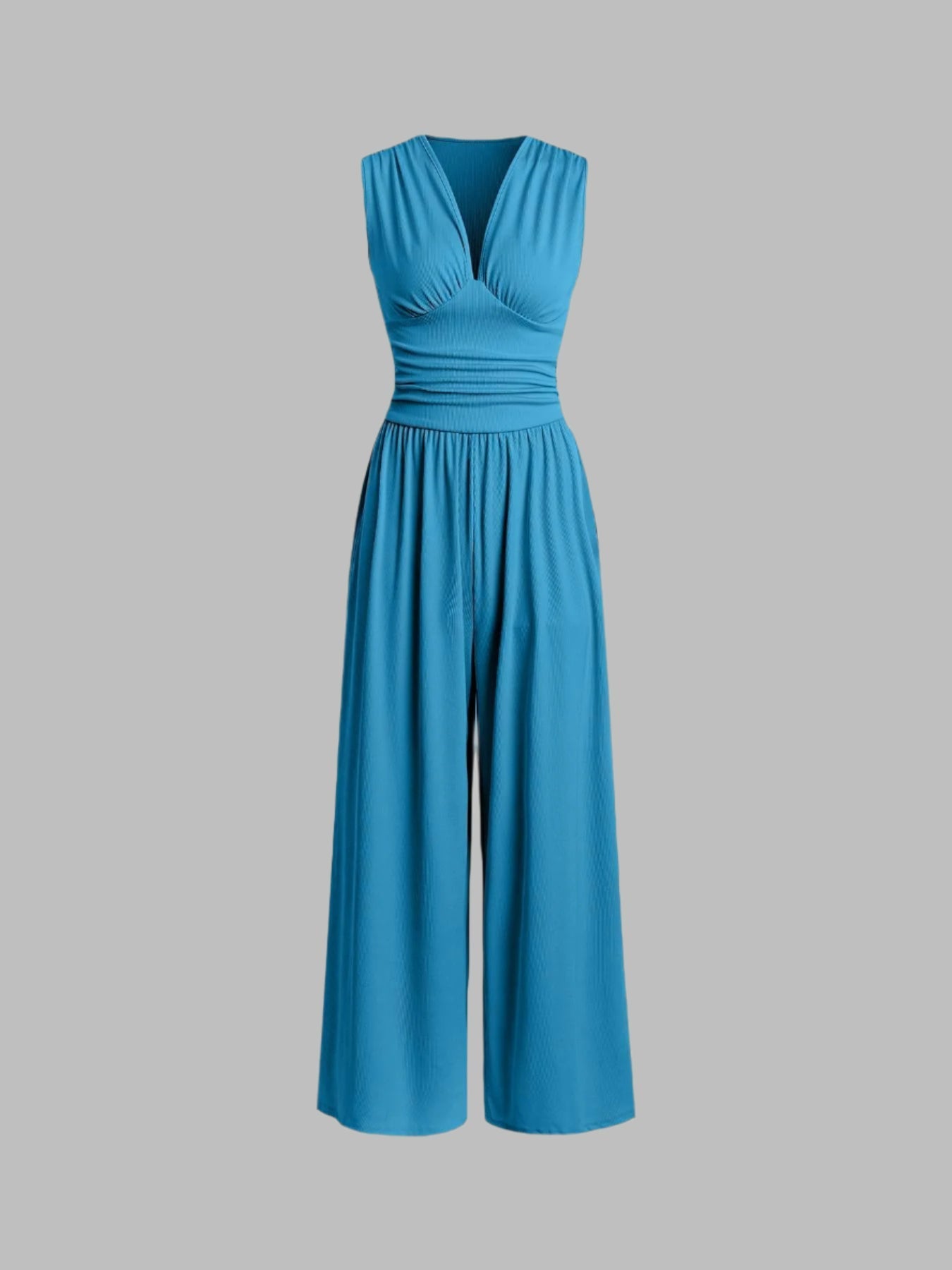 Estelle™ – Chic Sleeveless Wide-Leg Jumpsuit
