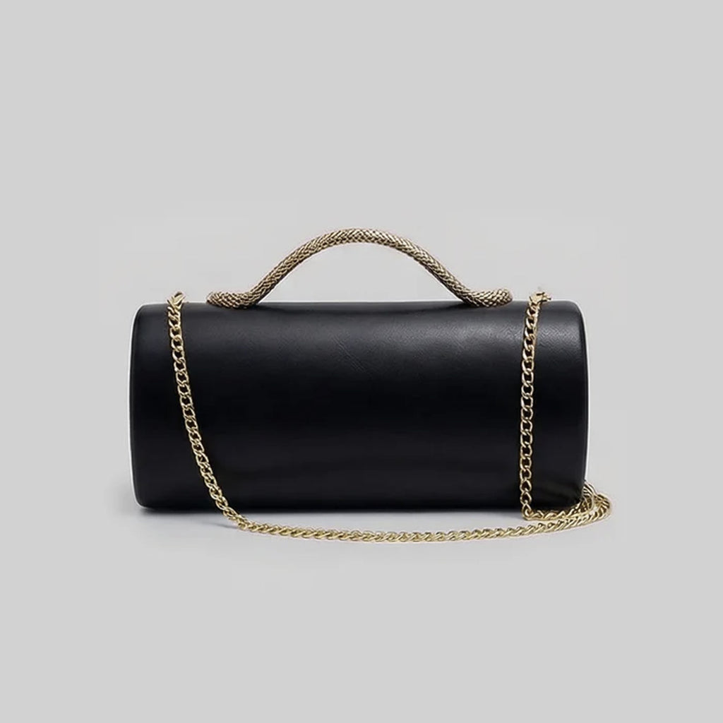 Black Snake Elegance Clutch