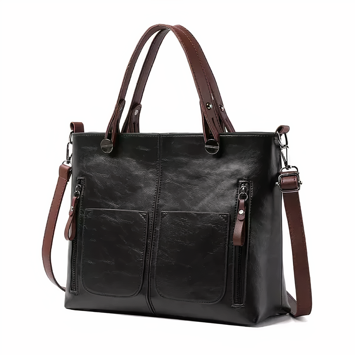 Nancy™ | Leather Bag with Timeless Elegance