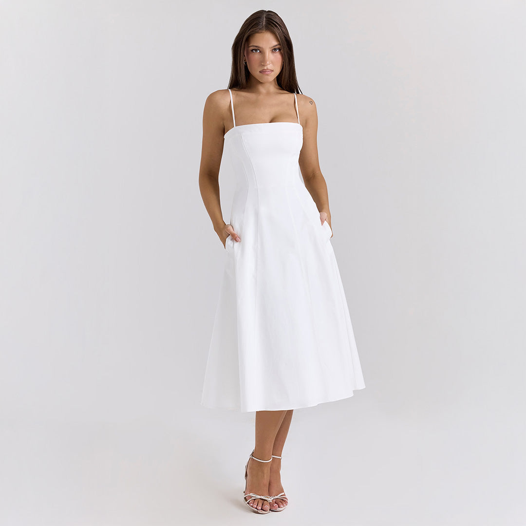 Robe Midi Blanche