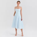 Robe Midi Bleue