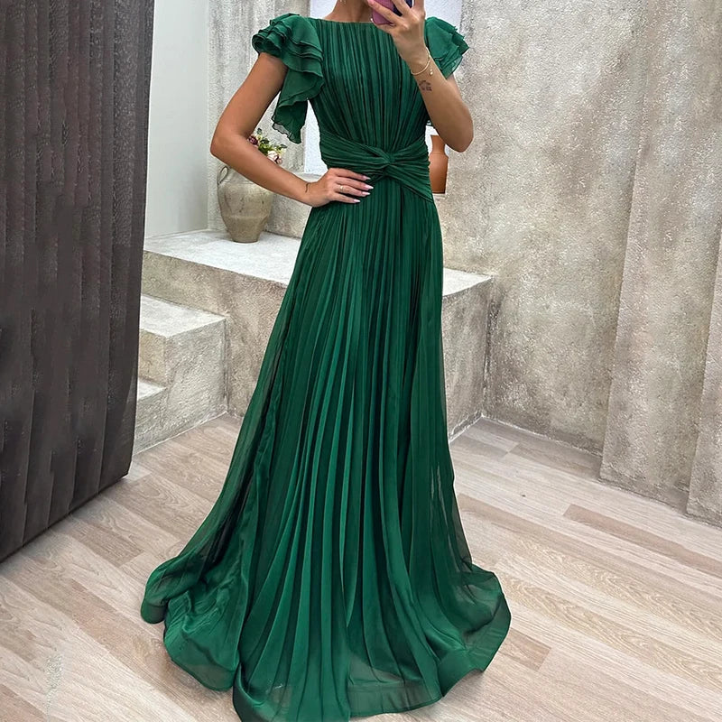 Louise™ | Pleated Evening Dress
