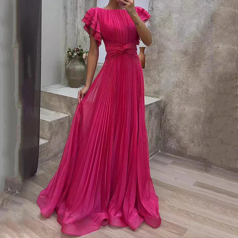 Louise™ | Pleated Evening Dress
