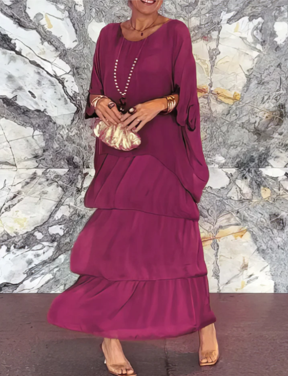 Colette™ - Elegant Flowing Maxi Dress