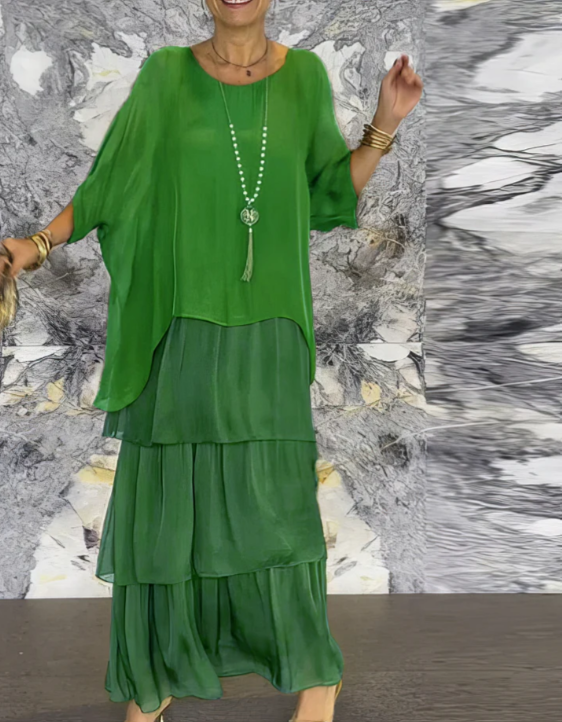 Colette™ - Elegant Flowing Maxi Dress