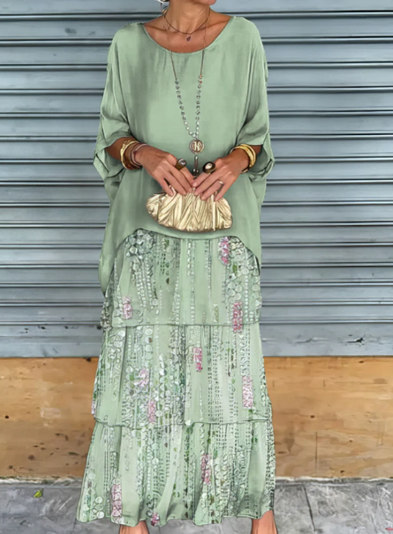 Colette™ - Elegant Flowing Maxi Dress