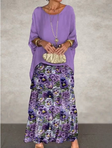 Colette™ - Elegant Flowing Maxi Dress