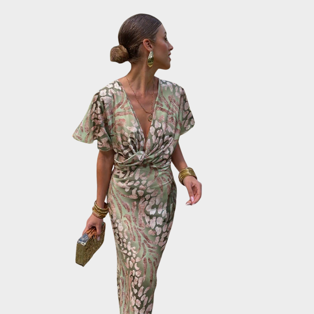 Emmeline™  - COPPER MIDI DRESS