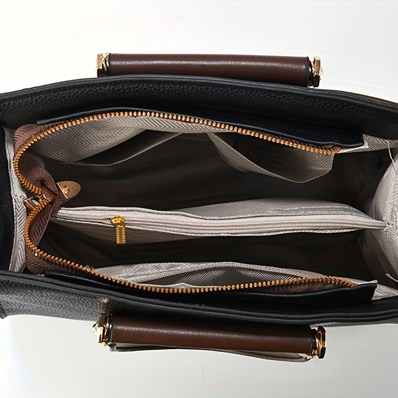 Elise™ | Elegant 3-Piece Leather Bag Set