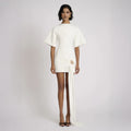 White Elegance Mini Dress