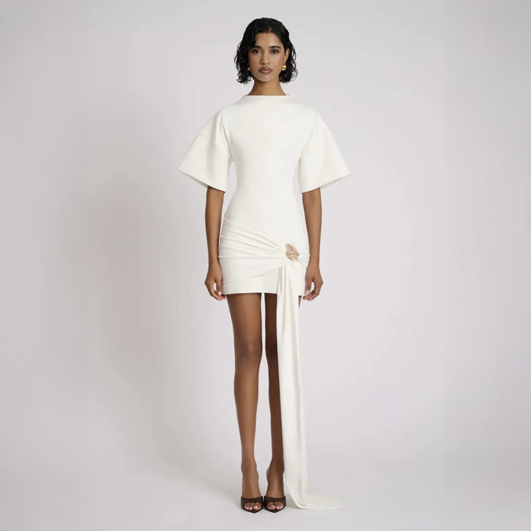 White Elegance Mini Dress