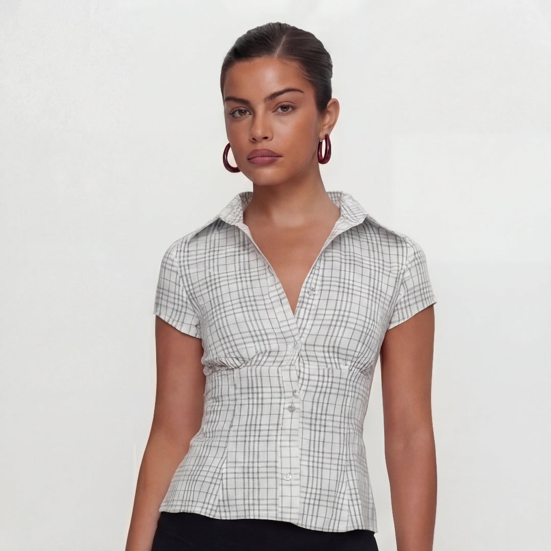 Chemise a carreaux bleu