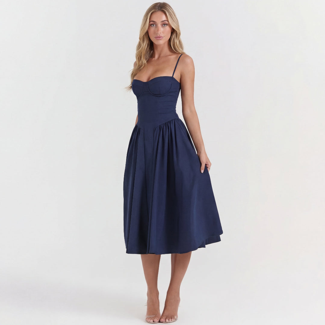 Robe Corset Marine