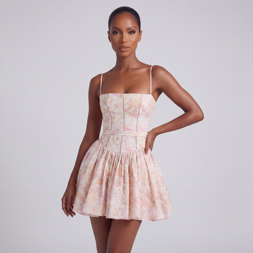Floral Mini Dress, view 5